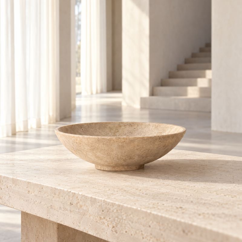 Contour Bowl — Beige